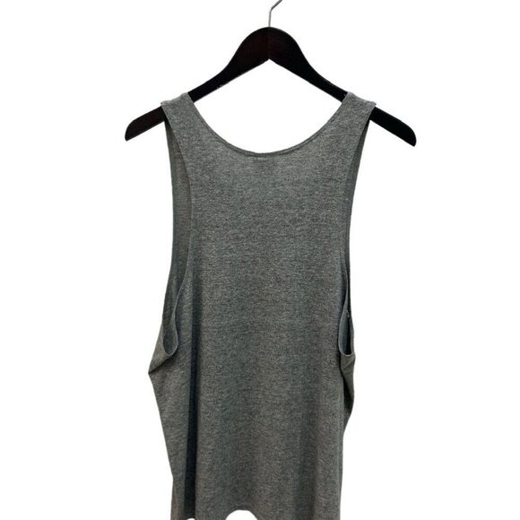 EC VTG | Nike Air Muscle Tee Tank | Men's L | Heather Gray | 1990s Vintage - Picture 2 of 4